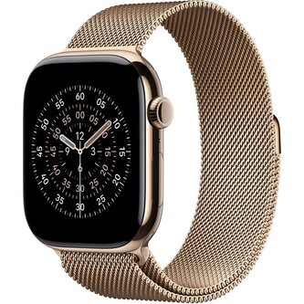 Apple Watch 49/46/45/44mm zlatý milánský tah S/M