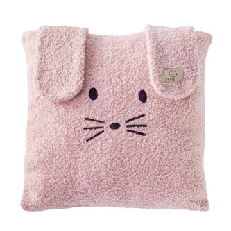 Vankúš zajko SOFTELLO - ružový