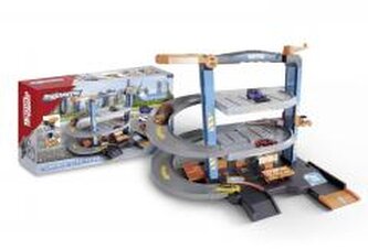 Majorette Garaż City Flex z pojazdami 5szt Majorette Garaż City Flex z pojazdami 5szt