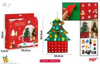 Kalendarz adwentowy filcowy