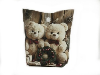 Forbyt Vánoční dveřní zarážka Medvídci CYC31007 22x23 cm Forbyt Vánoční dveřní zarážka Medvídci CYC31007 22x23 cm