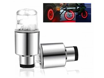 LED svítící čepičky na ventilky RGB, 2ks KAXL