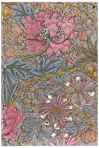 Skorowidz William Morris Pink Honeysuckle Mini, Paperblanks