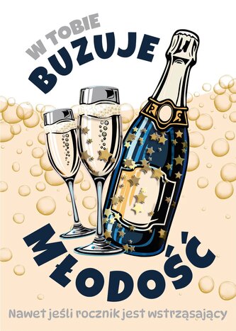 Karnet KF Urodziny w Tobie buzuje młodość KF-001