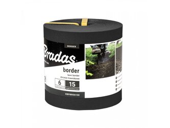 Obruba záhonů 6 m × 15 cm, černá - BORDER