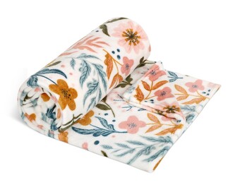 Přikrývka  Kemping PLUS - Růžová,Zelená,Bílá - 150x200 cm