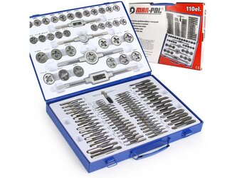 Závitníky sada 110ks MAR-POL