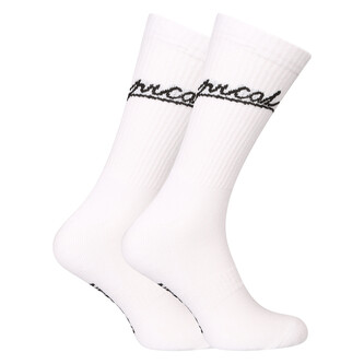 Ponožky Nedeto sportovní vysoké Prxat! bílé (1NOBT7) L