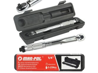 Momentový klíč 1/4'', 5-25Nm MAR-POL