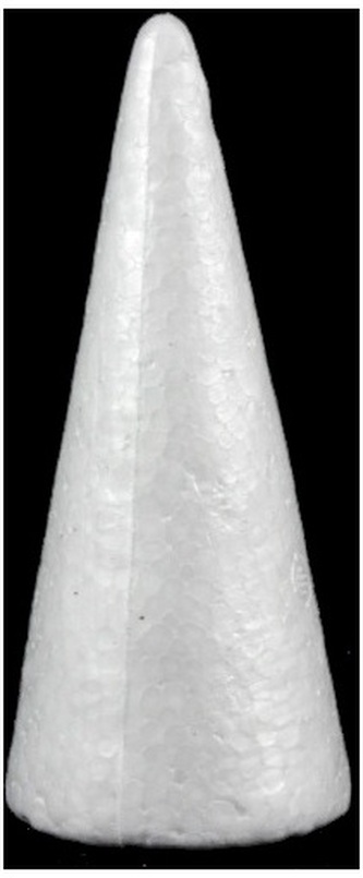 Stożek styropianowy 30cm, Aliga Stożek styropianowy 30cm, Aliga