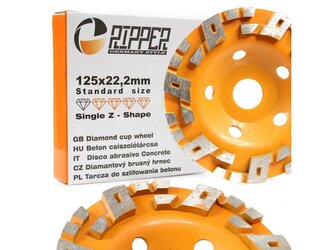Kotouč brusný diamantový na beton 125 mm, 22,2 mm SINGLE-Z RIPPER