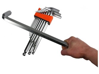 Imbusové klíče 2-19mm 13ks MAR-POL