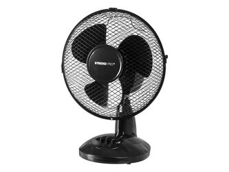 Stolní ventilátor 23 cm, 25 W, černý - STREND PRO