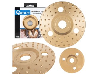 Brusný kotouč s tvrdokovem, na kopyta a paznehty, 125 mm, středně zrnitý - GEKO