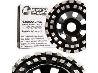 Kotouč brusný diamantový na beton 125 mm, 22,2 mm DOUBLE DOT RIPPER