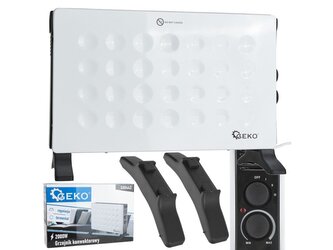 Konvektor s termostatem MODERN 2 kW, bílý - GEKO