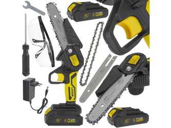 Aku jednoruční pila 6", 2×21 V, 2000 mAh - JOHN GARDENER