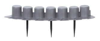 Plastový obrubník - palisáda 4,05m, 60mm PALISADE (Barva: Šedá)