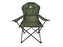 Kempingová židle skládací, zelená - BASS