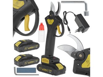 Akumulátorové nůžky 21 V, 2 x 2,0 Ah GEKO