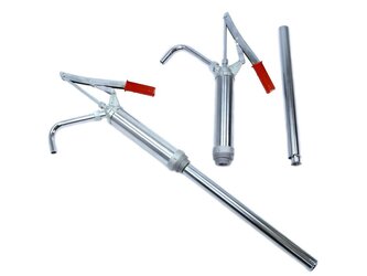 Ruční pumpa na naftu a olej s nízkou viskozitou, stříbrná MAR-POL