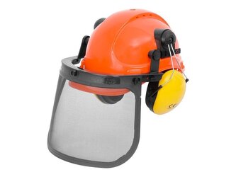 Ochranný štít, přilba a chránič sluchu SM-409 Safetyco