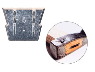 Kovový klínek do násad, velikost 6 - GEKO