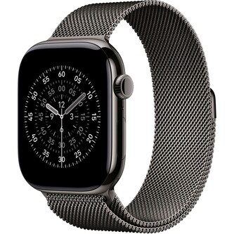 Apple Watch 49/46/45/44mm břidlicově šedý milánský tah S/M