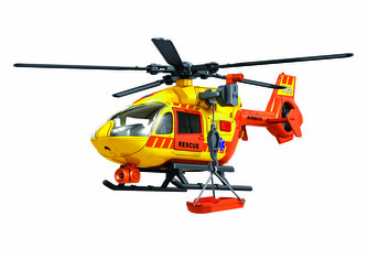 Vrtulník záchranářský s efekty 38 cm