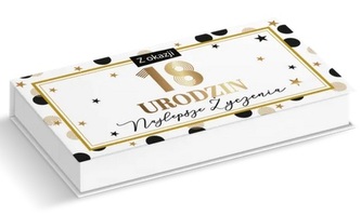 Pudełko ozdobne 18 urodziny 18x9cm PD-25 Pudełko ozdobne 18 urodziny 18x9cm PD-25