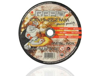 Kotouč řezný na kov, nerez, 230x1,9x22,2mm RAPID Kotouč řezný na kov, nerez, 230x1,9x22,2mm RAPID