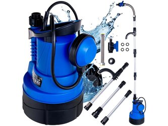 Ponorné plastové čerpadlo do sudu, 400 W, s plovákem - GEKO