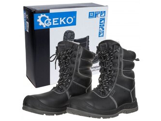 Zimní pracovní obuv polovysoká, velikost 45 GEKO