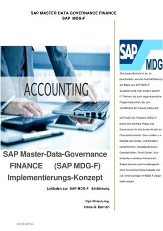 SAP Master-Data-Governance FINANCE (SAP MDG-F) Implementierungs-Konzept