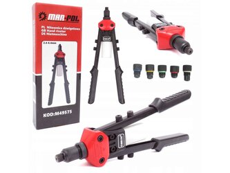 Čelní nýtovací kleště PROFI 2,4-6,4mm MAR-POL