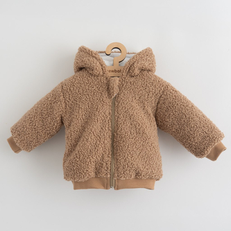 Kojenecká zimní mikinka s kapucí New Baby Teddy Winter - velikost 56 (0-3m)