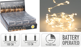 Łańcuch świetlny LED SILVERWIRE 132L WW