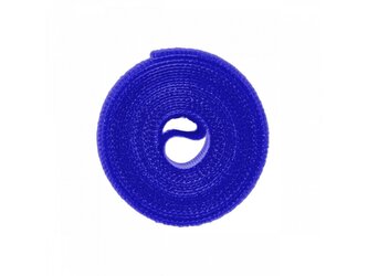 Páska na suchý zip 12 mm × 2 m, multifunkční, modrá - BRADAS