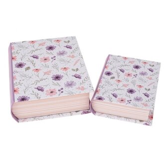 Úložný papírový box - kniha - sada 2ks, 0/98