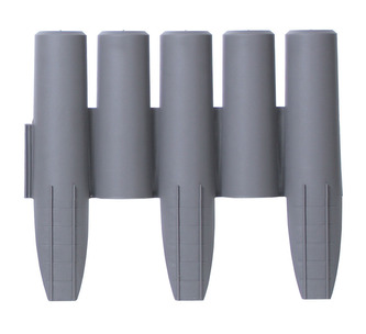 Plastový obrubník - palisáda 2,7m, 155mm PALISADE (Barva: Šedá)