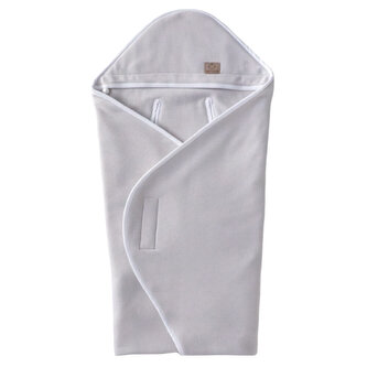 Deka do autosedačky SOFTELLO - svetlosivé wafle