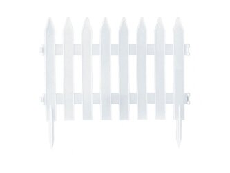 Zahradní plastový plot 3,5m, výška 520 mm GARDEN CLASSIC (Barva: Bílá)