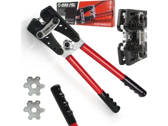 Krimpovací kleště na kabelová pouzdra s matricemi HEX 6 - 50 mm MAR-POL