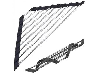 Skládací odkapávač na nádobí do dřezu