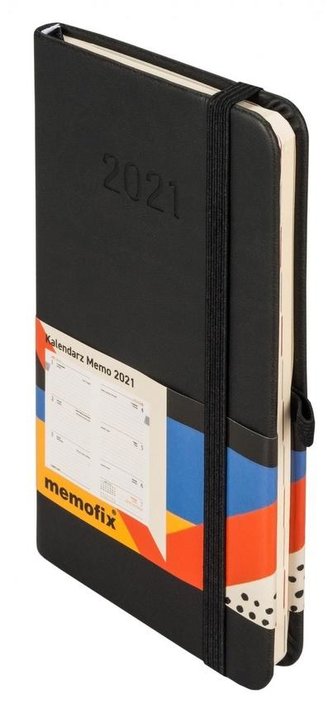 Kalendarz 2021 Memofix A6 Czarny TDW ANTRA