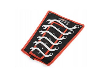 Klíče očkové-otevřené, S-typ, 6ks 10-19mm CrV MAR-POL, skládací obal