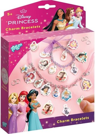 TOTUM Sada náramků s přívěsky Disney Princezny