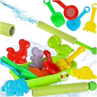 KIK Sada na písek s vodní pistolí