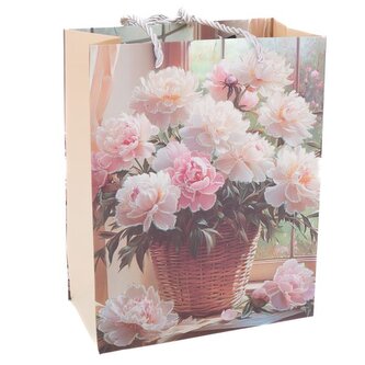 Papírová taška 23x18 cm - sada 12ks, 0/60