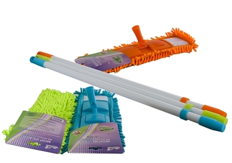 Mop plochý jemná žinylka 45x13cm s teleskopem 68-120cm Mop plochý jemná žinylka 45x13cm s teleskopem 68-120cm